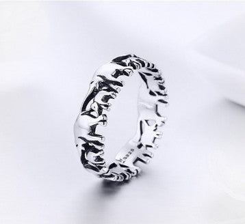 Vintage inlaid Sterling Silver Ring